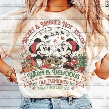 Rétro Mickey Minnie cacao Disney filles fête de famille enfa...
