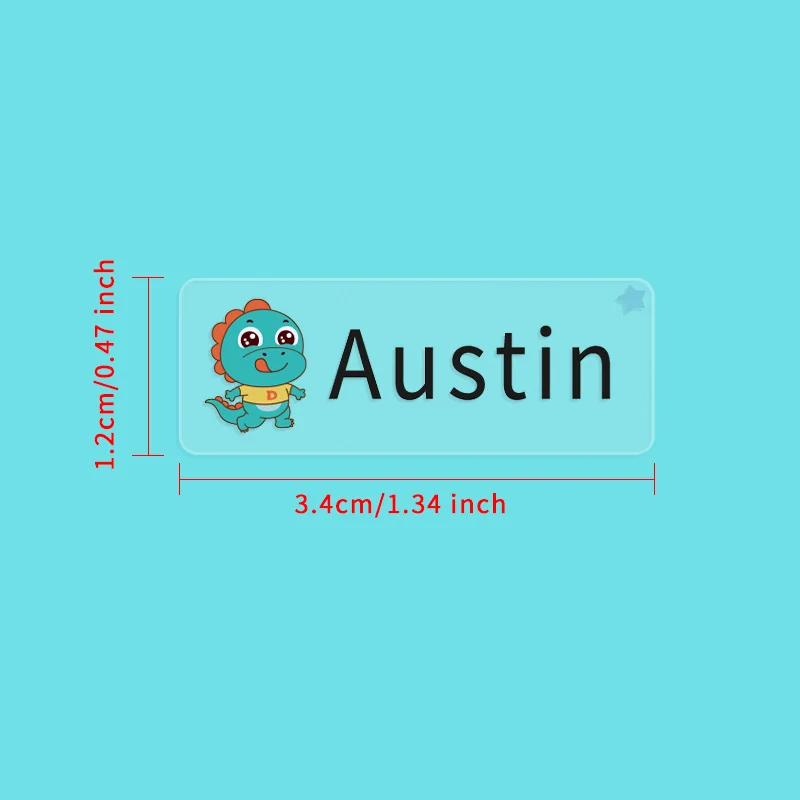 Custom Name Stickers-Waterproof Personalized Labels for School Supplies,Kids Crafts & Sports Bottles,Durable Adhesive Name Tags