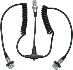 Canmeelux OF-02 Sync Cord With Dual 5-Pin,Fiber Optic Line for seaFrogs/Sea & Sea Underwater housings and Diving Strobe Flash