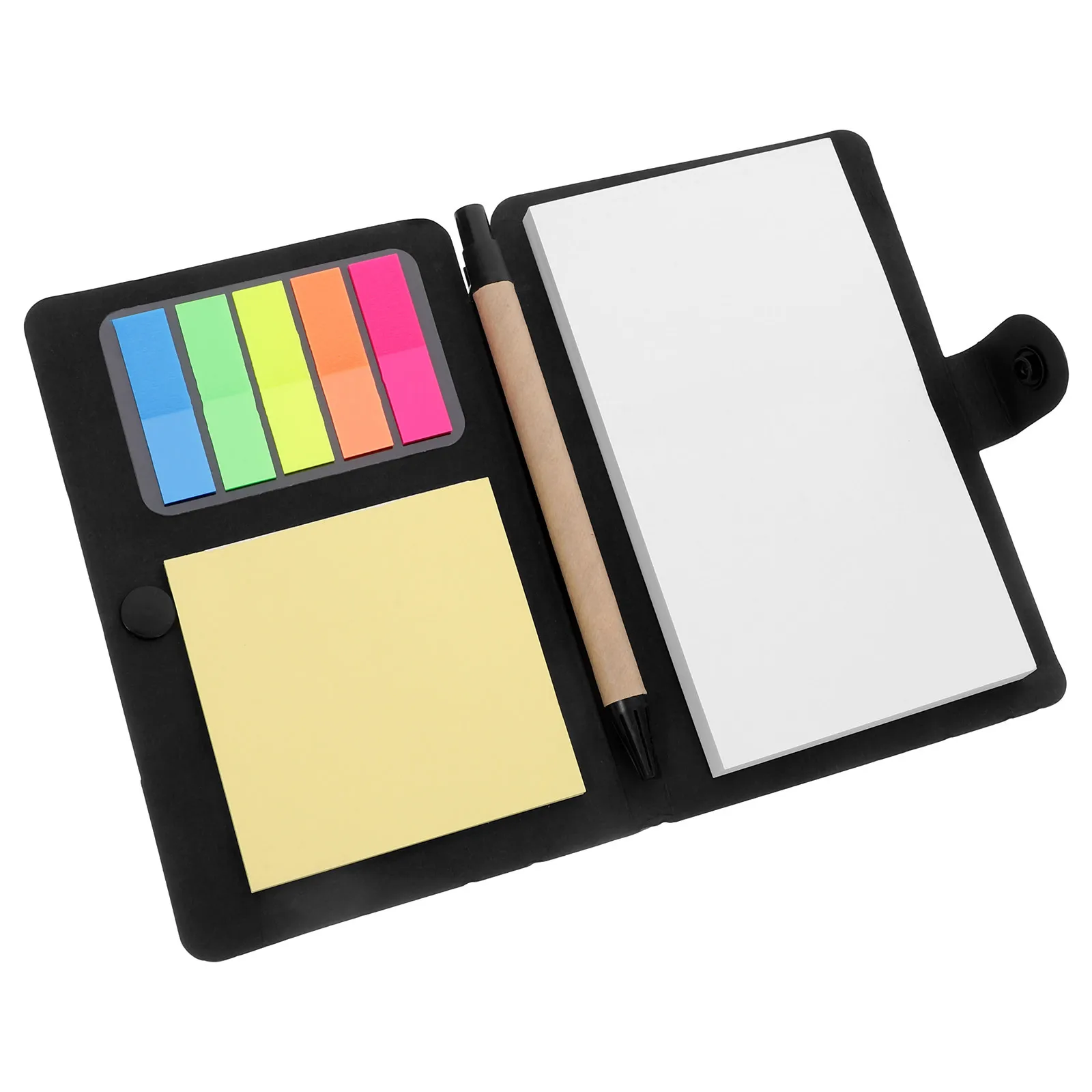 

Notebook Set Tabs Spiral Bound College Ruled Notepad School Office Work Journaling Memo Small With Pen Holder