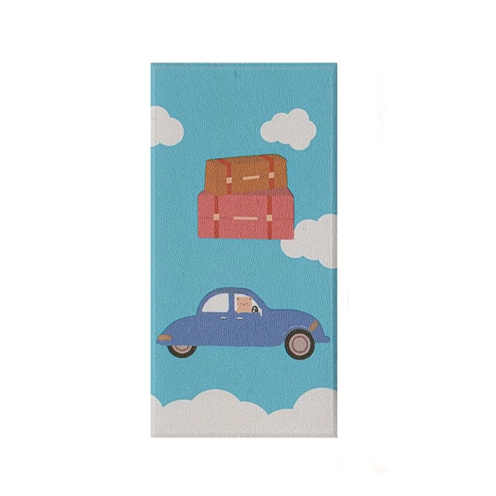 New Anti-collision 3D Wall Sticker Cute cartoon Self-adhesive Soft Cushion Thicken Waterproof Wall Mat Pad Bedroom