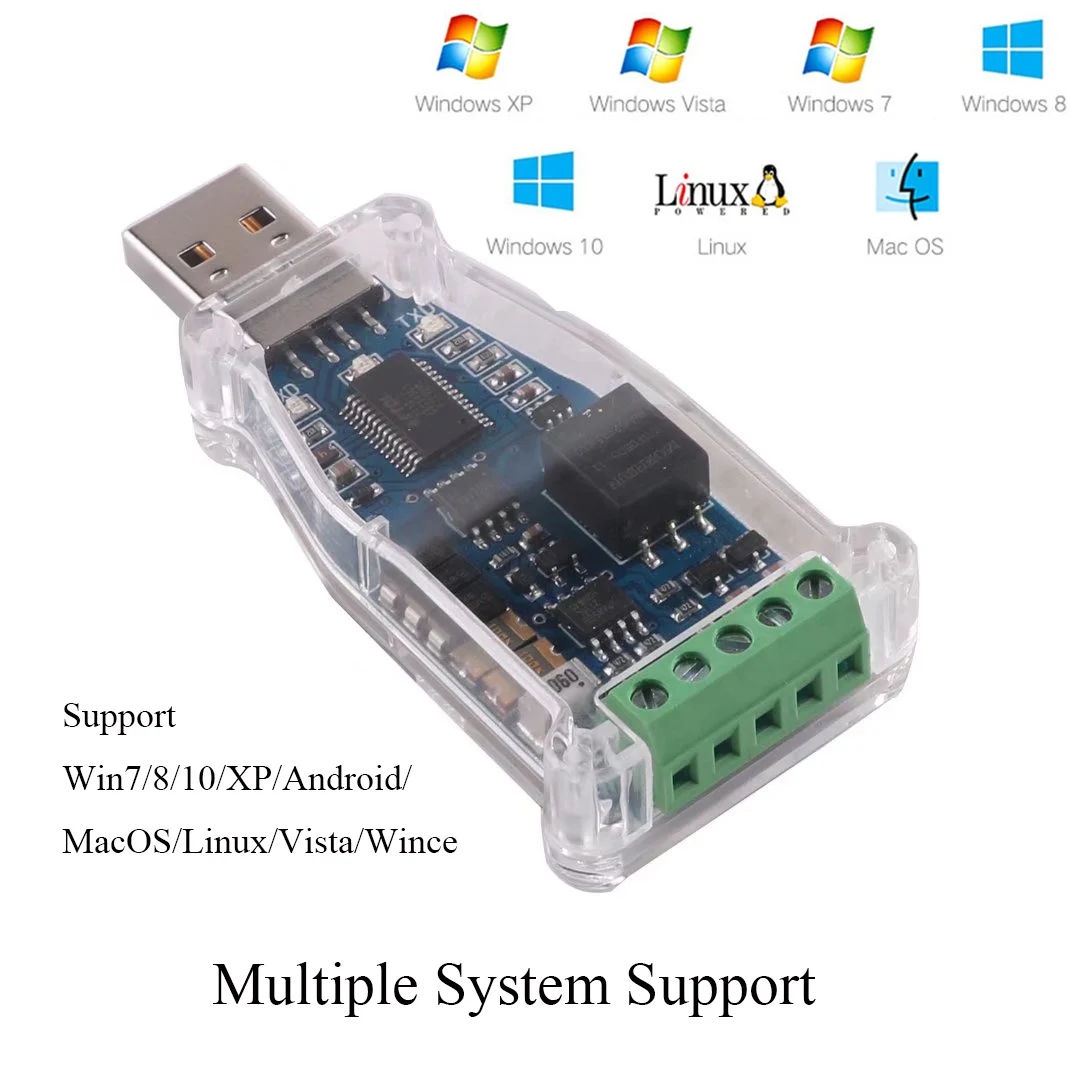 FTDI USB to Isolated RS485 RS 485 Serial Interface Adapter Dongle Ethernet Module Converter