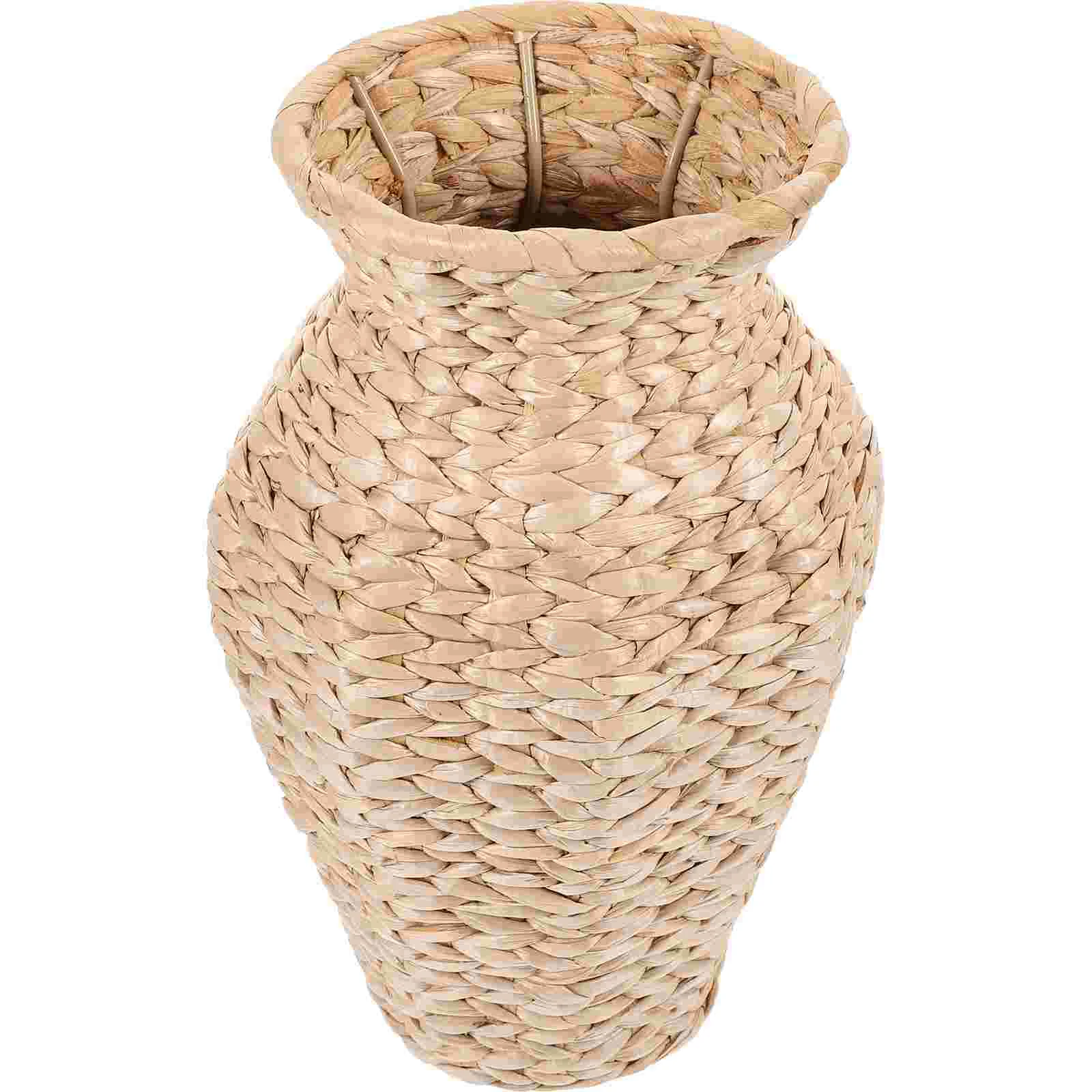 

Decorative Baskets for Storage Extra Large Wicker Rush Vase Dried Flower Stand Arranger