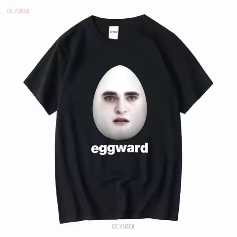 Eggward T Shirt Funny Meme Edward Cullen Parody Sarcastic Robert vintage Washed Soft Casual Versatile graphic streetwear