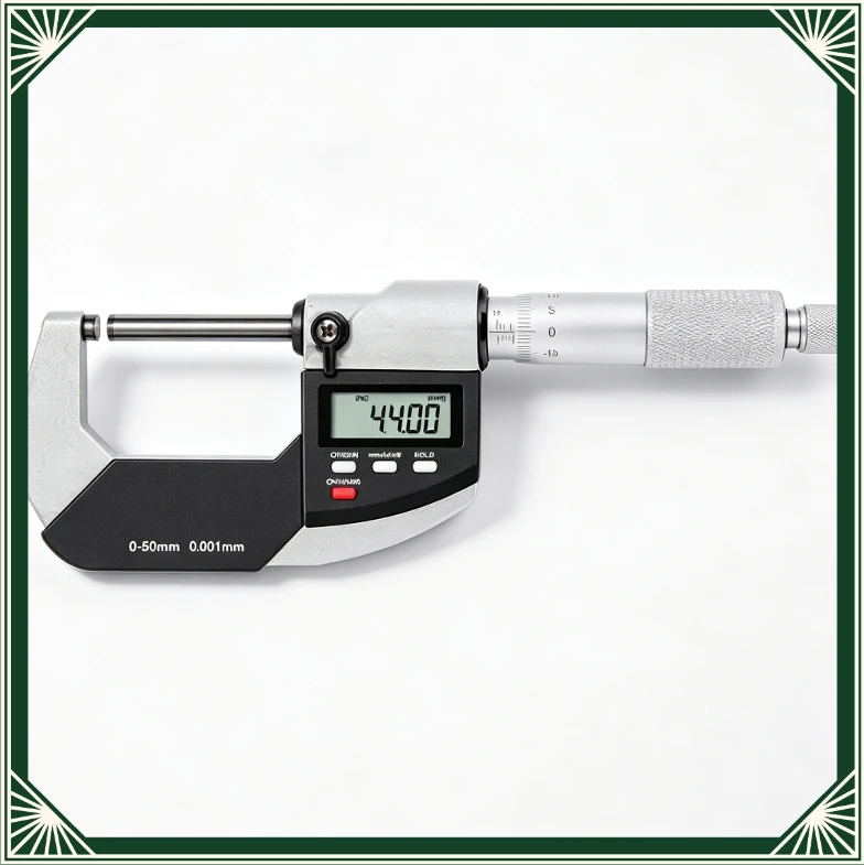 0-50mm Digital Micrometer 0.01mm Accuracy Tungsten Carbide Measuring Face Electronic Precision Measuring Tool