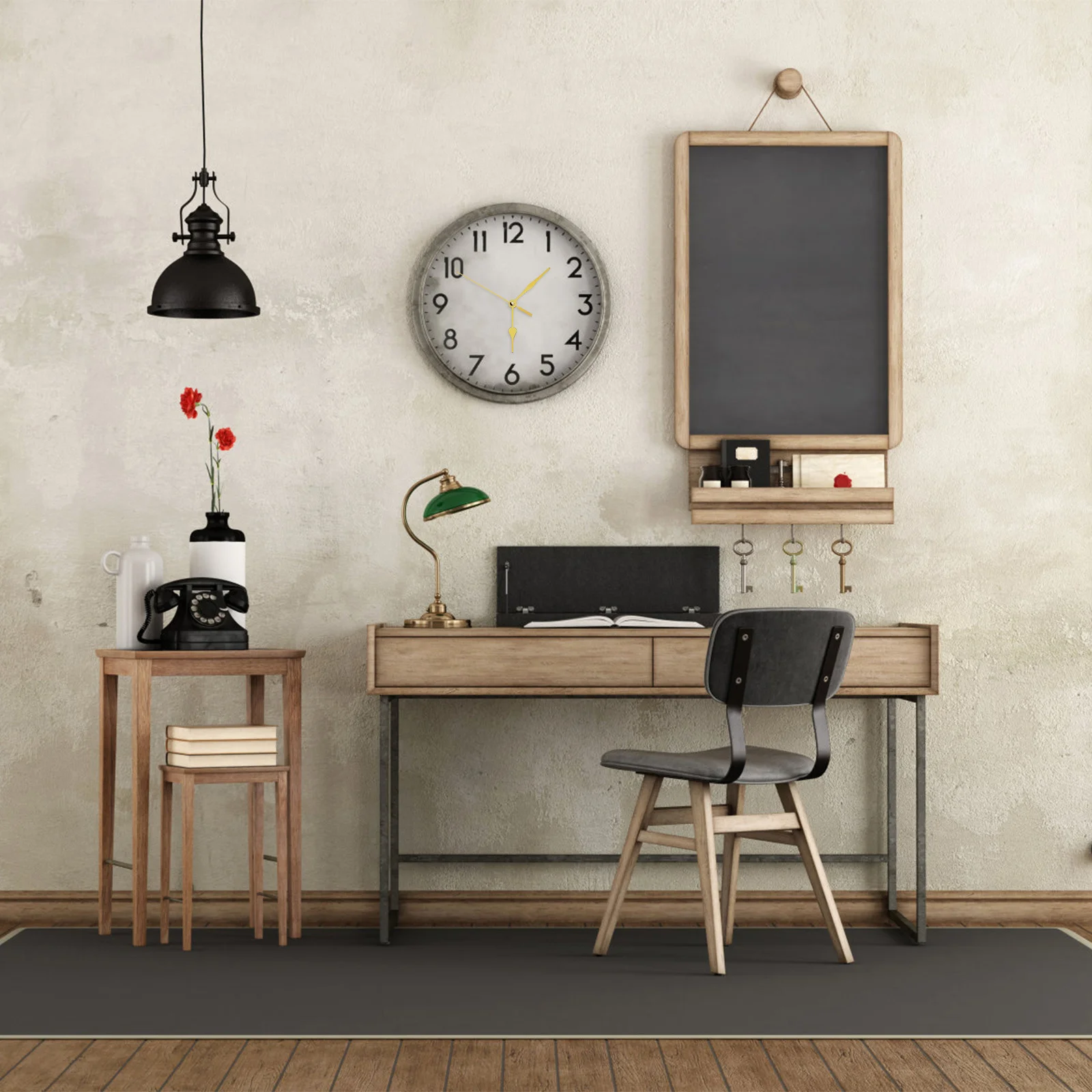 

1Set Clock Mechanism Kit Quartz Movement DIY Repair Kit Wall Clock Replacement Parts Includes Hands Numbers Operated