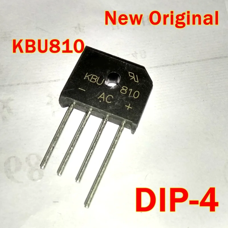 

1Pcs to 100Pcs Kbu810 Dip-4 New Original 8.0A Single-Phase Gpp Bridge Rectifier
