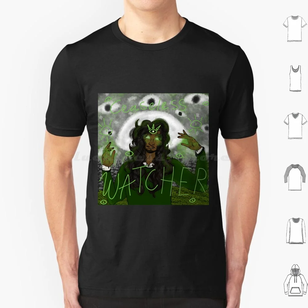 Camiseta Ceaseless Watcher talla grande 100% algodón archivos Magnus Horror Ceaseless Watcher Rusty Quill antología Jonathan Sims Tma