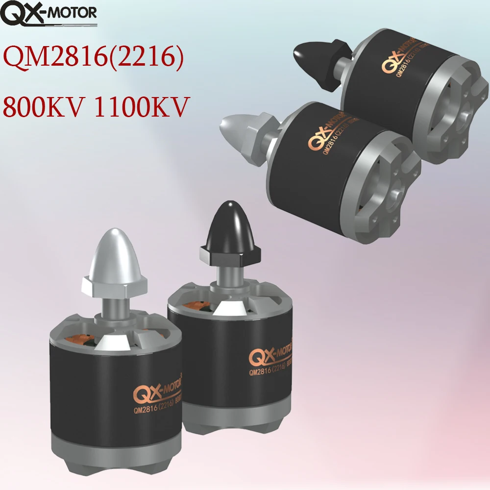 Um QX-motor motor sem escova QM2816(2216) 800KV 1100KV CW CCW para KIT compatível 1045 hélice RC avião