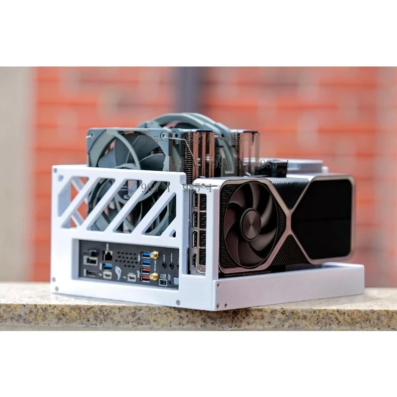 Semi-Open 3D Printed ITX Chassis ISF-02 Portable Computer Case