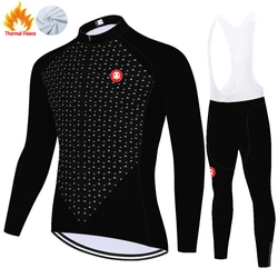 2023 Winter Thermal Fleece bretele ciclismo masculino cycling jersey cyclisme homme tenue velo велоформа мужская 자전거