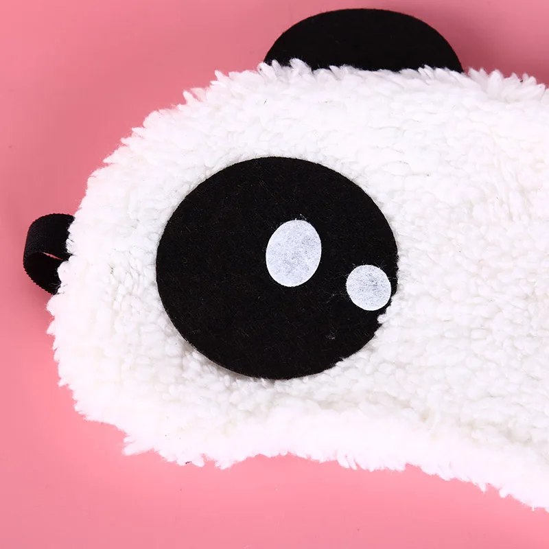 1Pc Cute Panda Sleeping Face Eye Mask Blindfold Shade Travel Sleep Cover Light