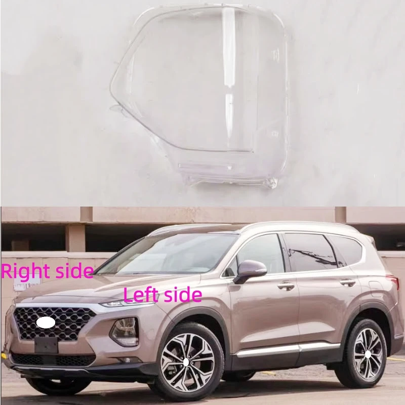 

For Hyundai Santa Fe 2018 2019 2020 Car Headlight Shell Headlamp Cover Replace Lamp Shade Headlamp Lens Glass