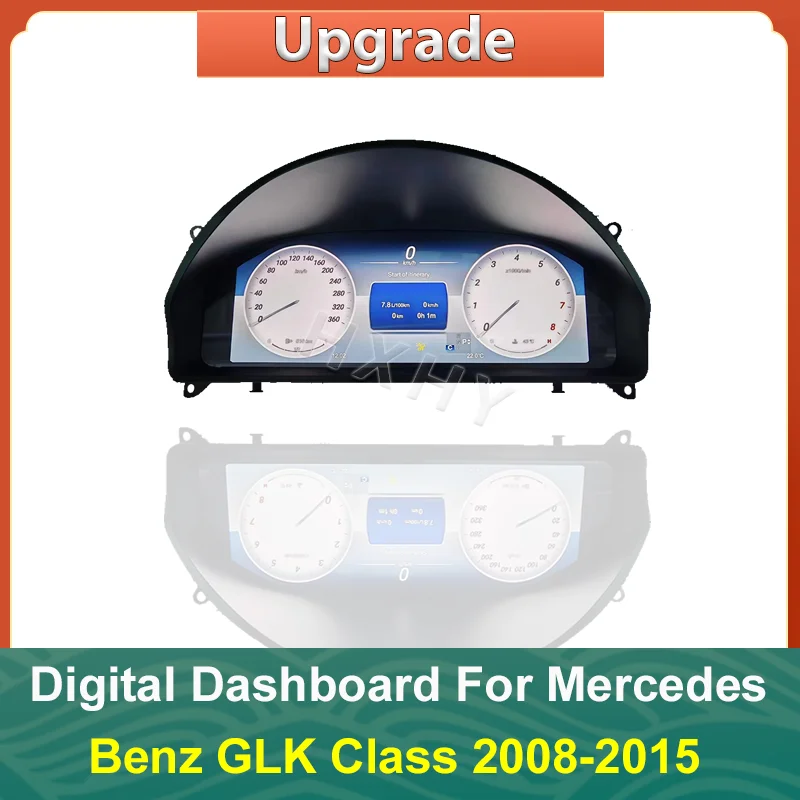 Car LCD Digital Cluster Virtual Cockpit SpeedMeter Dash For Mercedes Benz GLK Class 2008-2015 Instrument Panel Unit