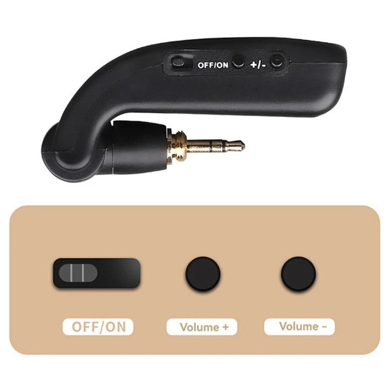 Wireless Guitar System Audio Digital Guitar Transmitter Receiver Built-In Rechargeable Battery For Electric Guitar Bass - Image 6