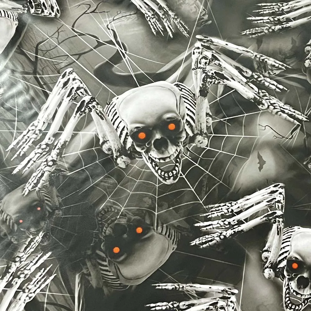 

100cm Width Spider Skull Pattern Water Transfer Printing Film Production Hydrographics Film