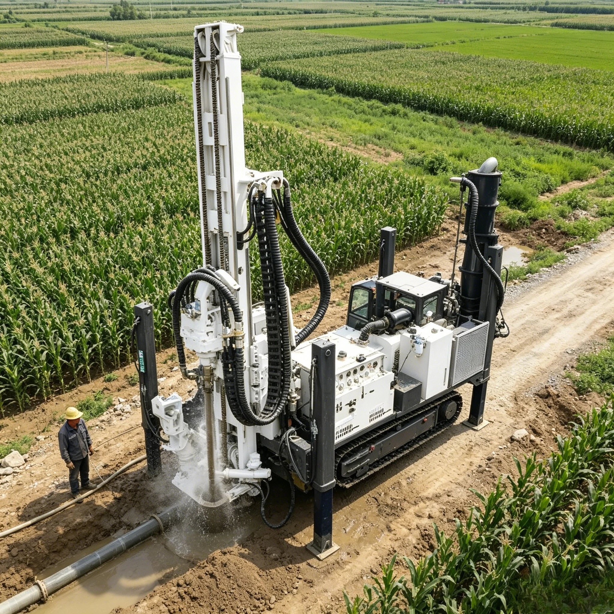 RC Drilling Rig Machine Reverse Circulation Borehole Drill Rig How Does An RC Drill Rig Work RC Drilling for Chip Samples Custom