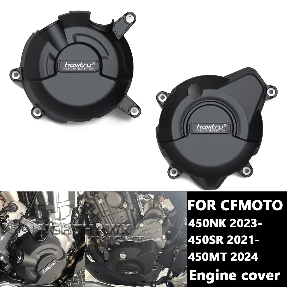 450MT Engine Cover For CFMOTO 450 MT 2024 450SS 450SR 450NK 2022-2024 Motorcycle Accessories Engine Fall Protective Cover