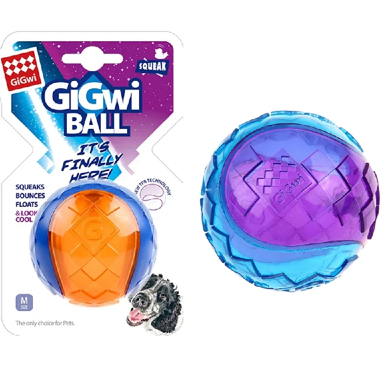 

Pet Dog Squeaky Toys Ball Puppy Chew Toys Sound Pure Natural Non-toxic Rubber Outdoor Play Small Big Dog Funny Elasticity Ball