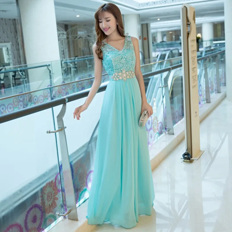2026 New Women's Round Neck Respectful Banquet Wine Evening Dress Fashionable Slim and Long Pink Backless Bridesmaid Dress view 4