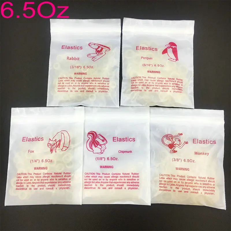 100 Teile/beutel Dental Gummibänder Gummibänder Kieferorthopädische Latex Hosenträger Ungiftige Materialien 3,5 UNZEN/5 UNZEN/6,5 UNZEN – Detail 5
