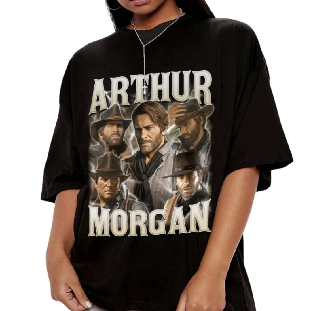 Arthur Morgan Vintage Merch T-Shirt Gift For Woman And Man Unisex T-Shirt 100% Cotton