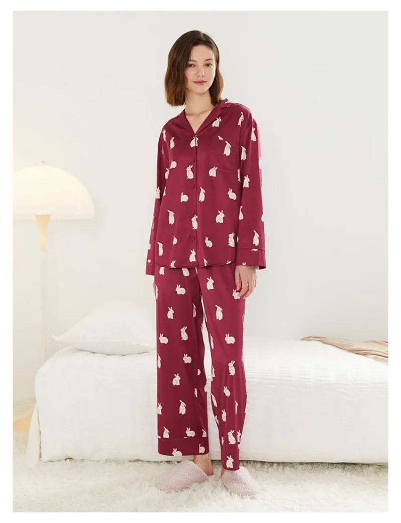 Room Wear Ladies Women Pajamas Set Summer Spring Sleepwear Homewear Satin Thin (with tags)