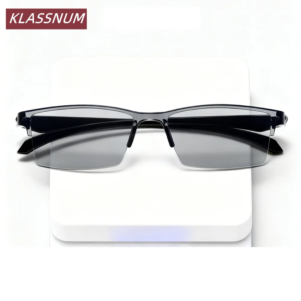 KLASSNUM الذكية التلقائي التكبير النظارات مكافحة الضوء الأزرق نظارات للقراءة الرجال النساء النظارات البصرية نظارات الكمبيوتر #1
