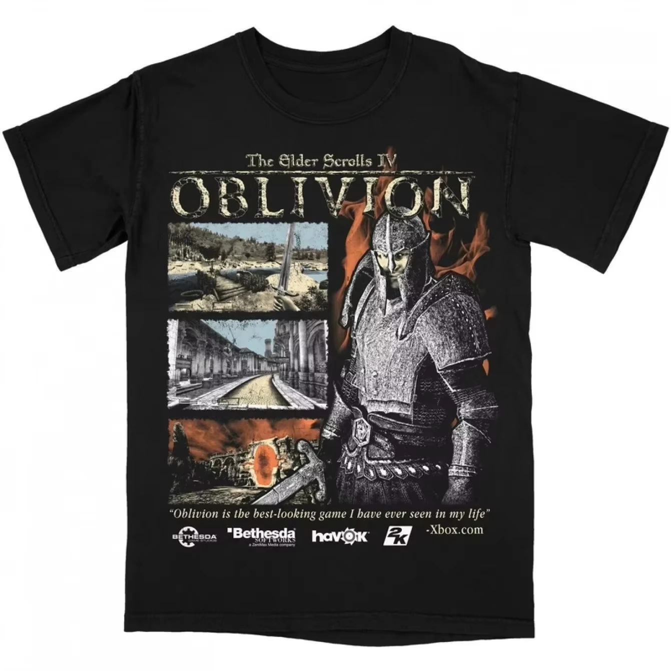 Esports Gaming Shirts - The Elder Scrolls IV Oblivion 公式インスパイアされたグラフィック