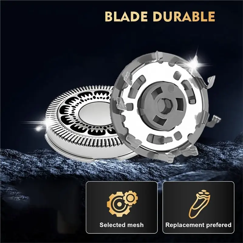 ABKR-SH90 Replacement Heads For Norelco S9xxx For Series 9000, S8xxx 8000 Precision Blades