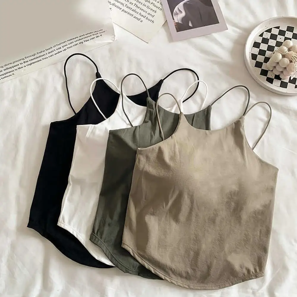 Copo fixo feminino estilingue roupa interior de uma peça respirável sutiã de fundo interno seção fina design reunido sem anel de aço