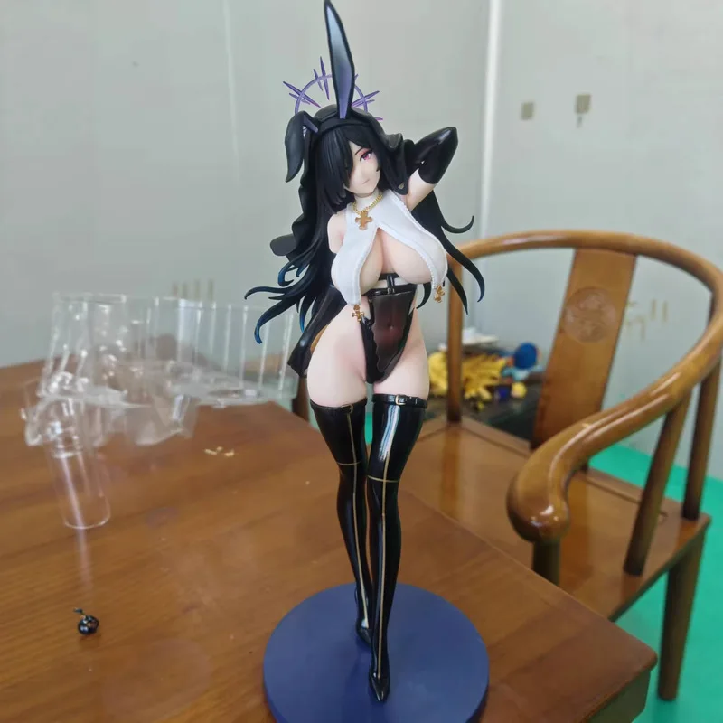 Bear Panda Anime Figure Black Nun Bunny Girl Bunny Nest Series Volume 14 Pvc Collectible Model Statue Gift For Adult Anime Fans view 3