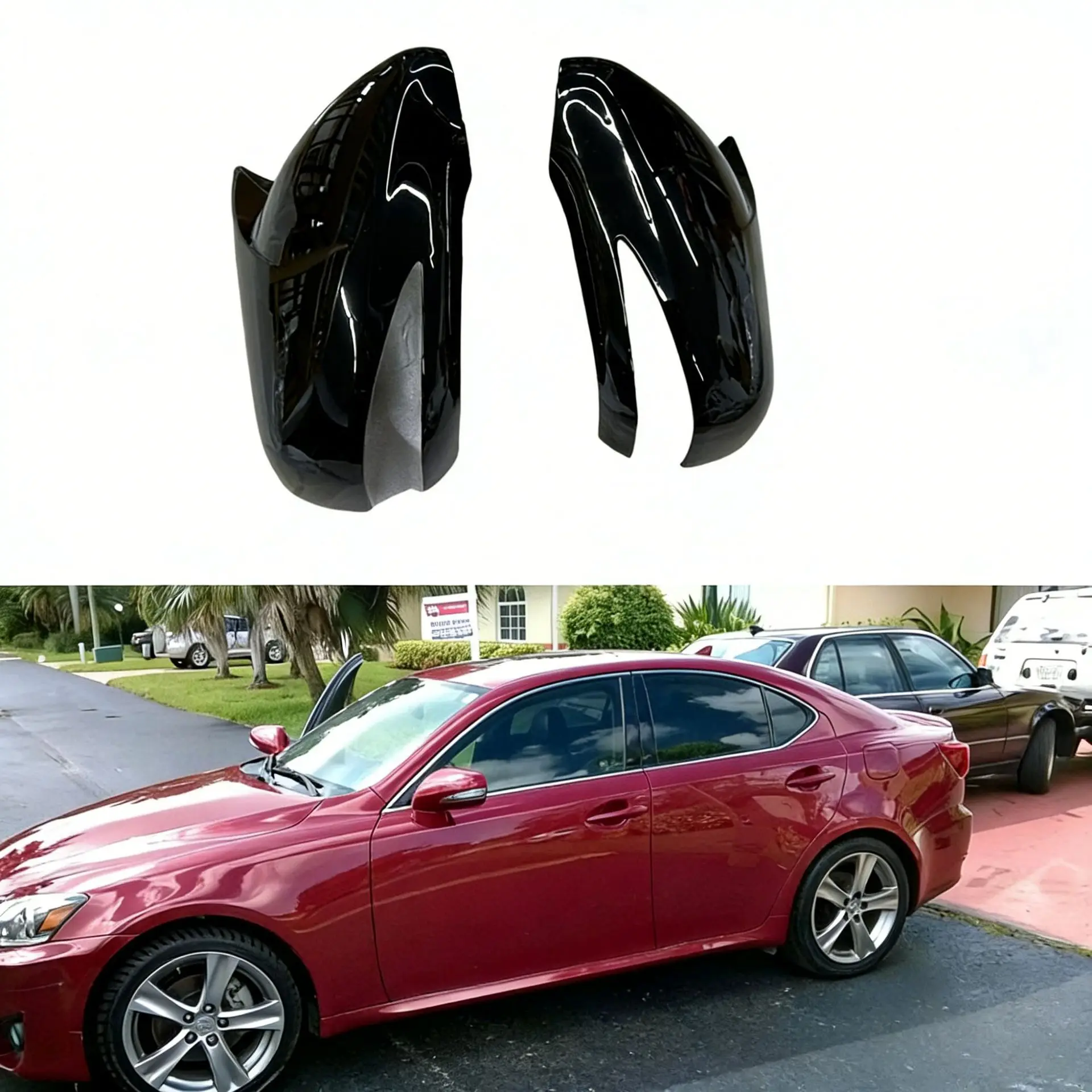 Suitable for Lexus ES horn ES350 IS350 IS250 horn mirror housing mirror cover rearview mirror cover 06-12