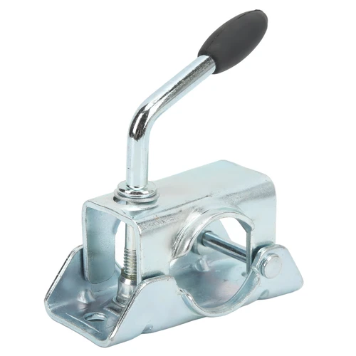 Abrazadera de fijación dividida, rueda de gato de remolque, abrazadera dividida, soporte de montaje para tubo de 48mm/1,89 pulgadas de diámetro