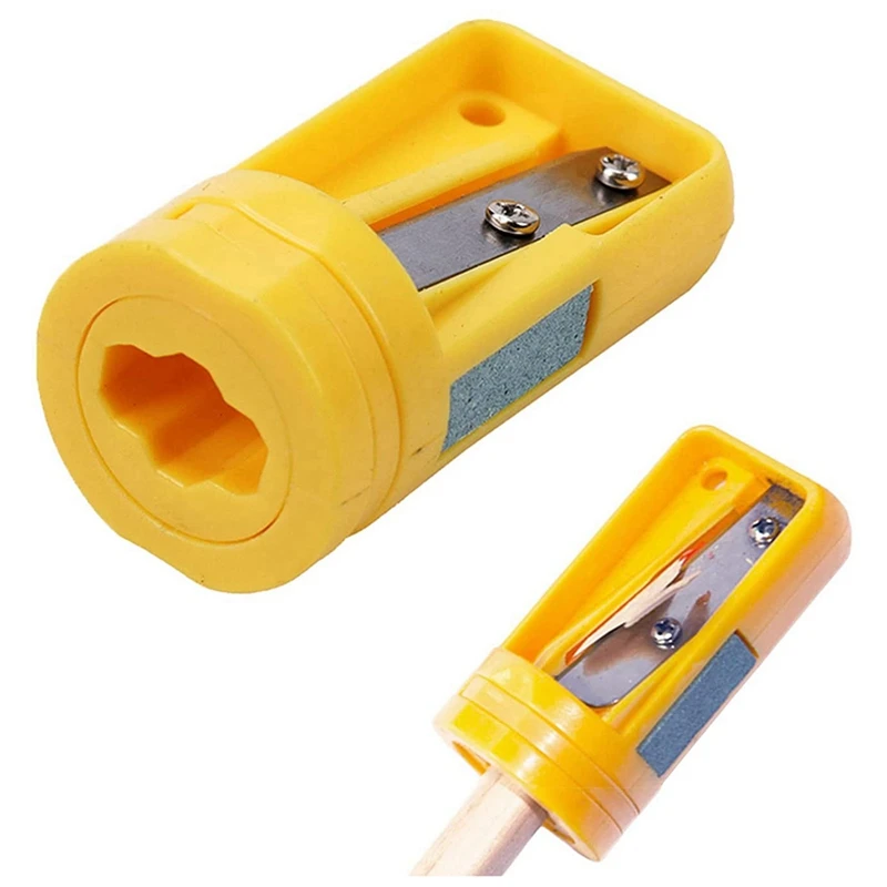 Carpenter Pencil Sharpener- 8 Pack Manual Pencil Sharpener For Flat Carpenter Pencils , Portable Pencil Sharpening Tool