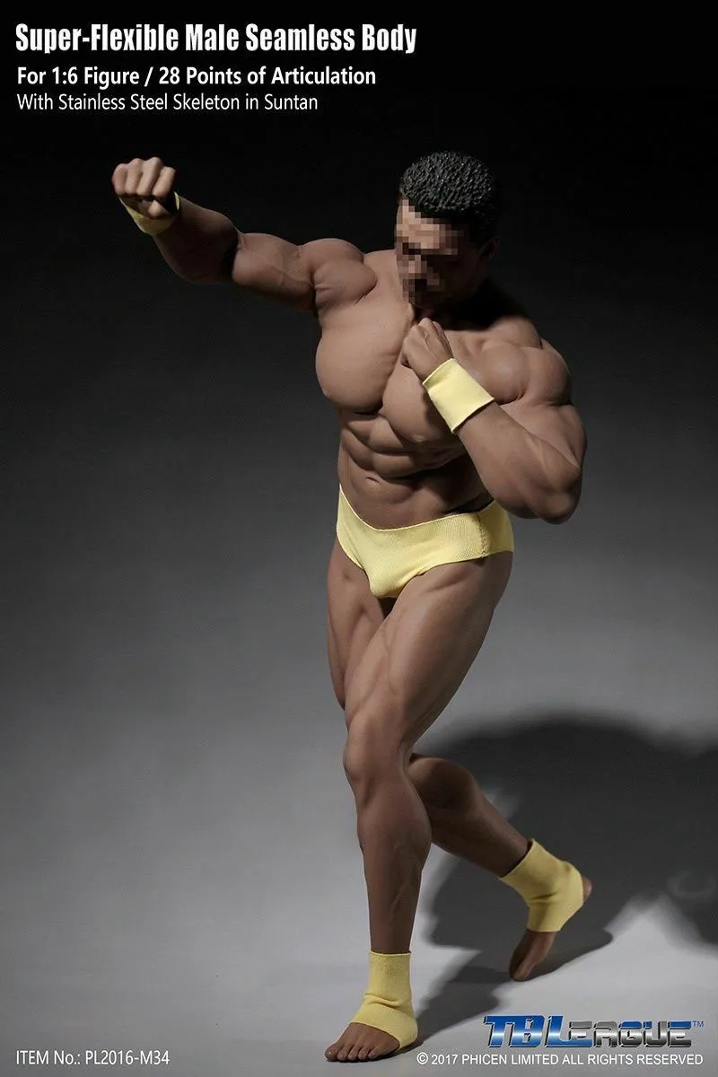 TBLeague M30 M31 M32 M33 M34 M35 M36 1/6スケール 男性 日焼け肌 シームレス筋肉質ボディ 12インチ 超可動アクションフィギュア ドールモデル