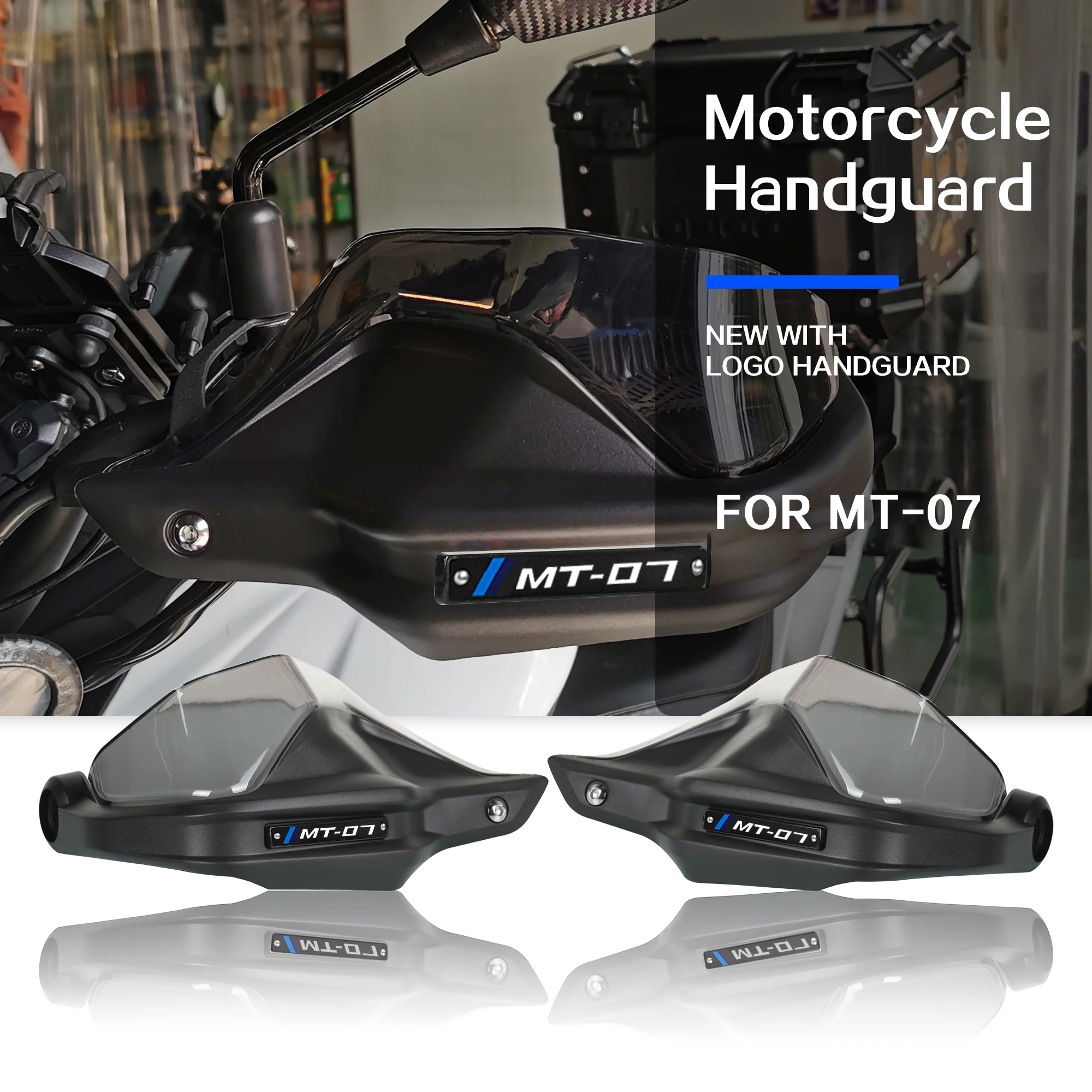 Motorcycle MT07 Handguards Handlebar Guards YAMAHA MT07 Guard Windshield Handguard For YAMAHA MT07 FZ07 2014-2024 Hand Guard