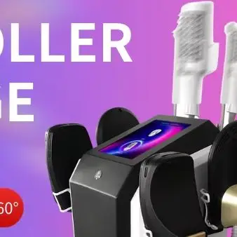 EMS RF Vacuum Inner Ball Roller 360 Degree Rolling Cellulite Massage Weights Loss Machine Body Muscle Body Slimming Fat Removal