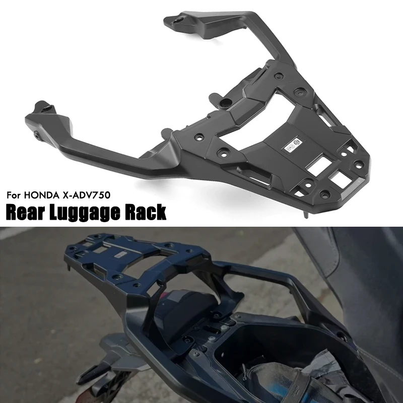 

For HONDA X-ADV750 XADV750 FORZA750 NSS750 X-ADV FORZA 750 21-26 Rear Luggage Rack Cargo Holder Top Box Carrier Shelf Bracket