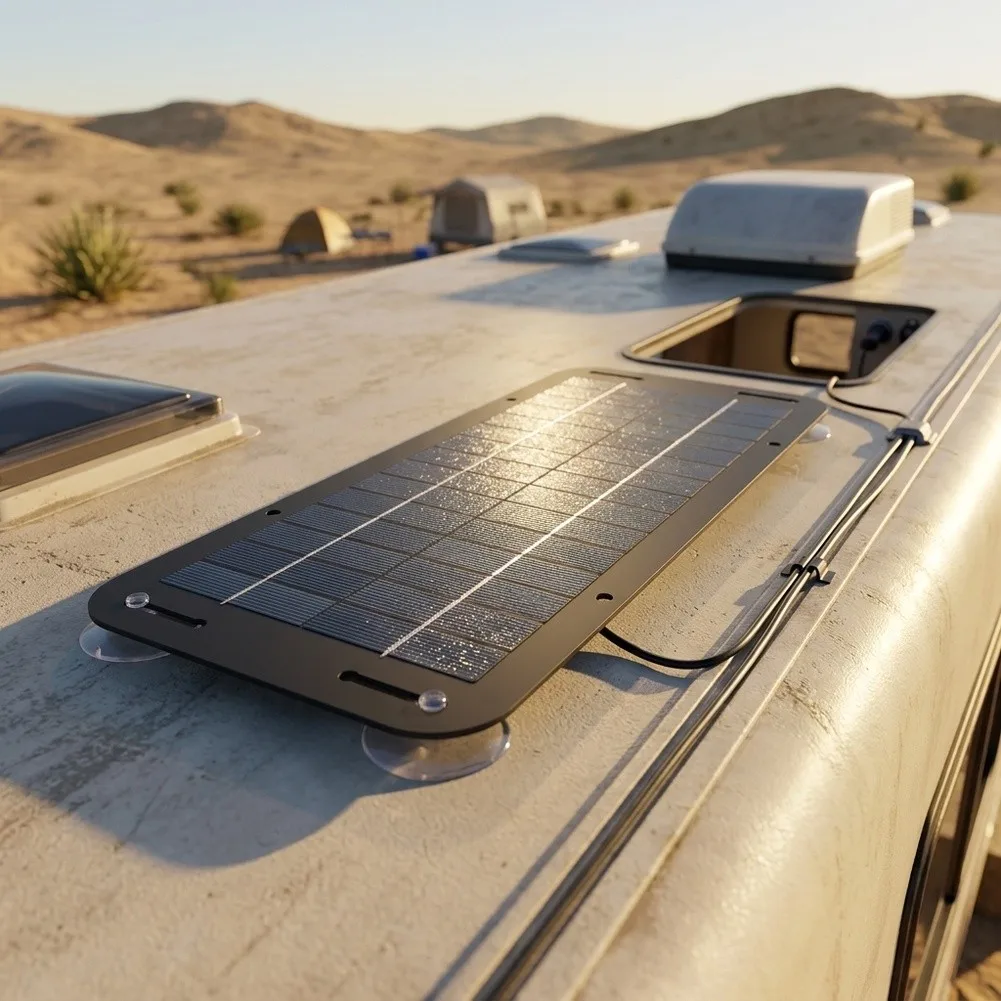 30W Monocrystalline Solar Panel Kit For Trickle Charging 12V Batteries In Various Vehicles Trucks And Boats Solar Panel