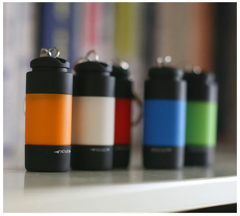 USB wiederaufladbare LED multifunktionale Taschen-Schlüsselanhänger-Taschenlampe mit starkem Licht, wasserdicht, für Outdoor-Wandern, Camping, Mini-Taschenlampe – Detail 5