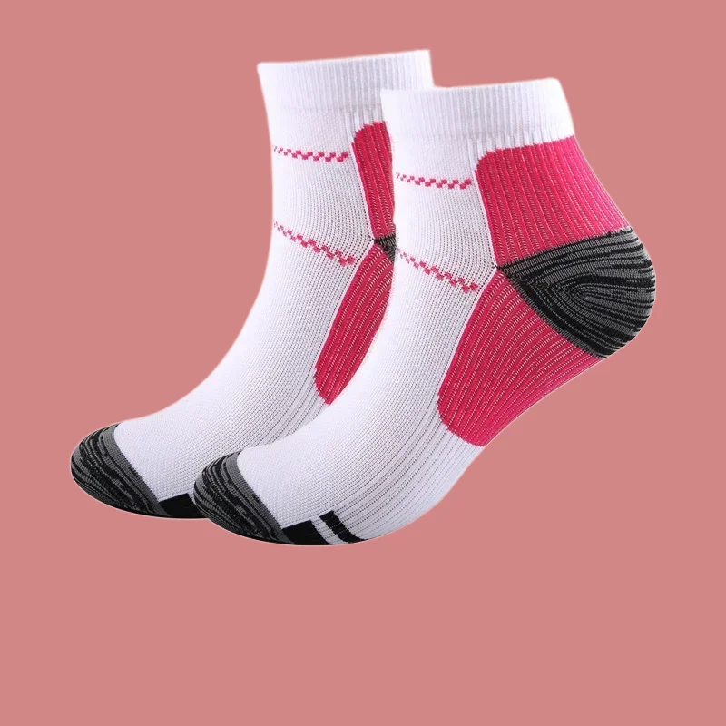 3/6 Pairs Compression Socks Outdoor Sports Trail Running Cycling High Quality Boat Sock Men Fashion Elastic Pressure Women Socks