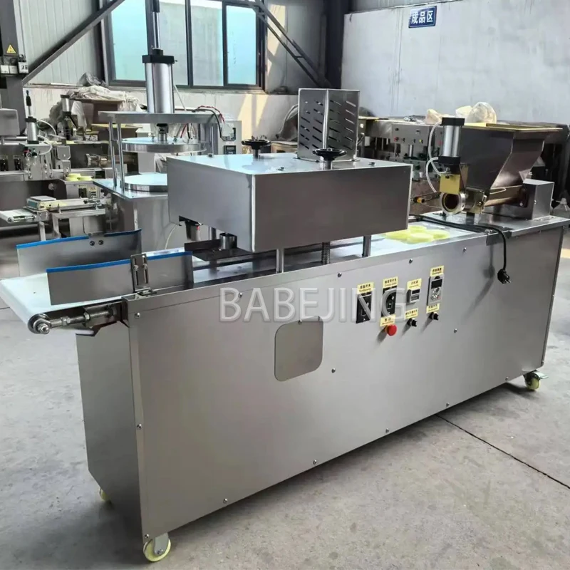 Полностью автоматическая машина для резки теста 110 В 220 В, коммерческая машина для раскатки теста из нержавеющей стали