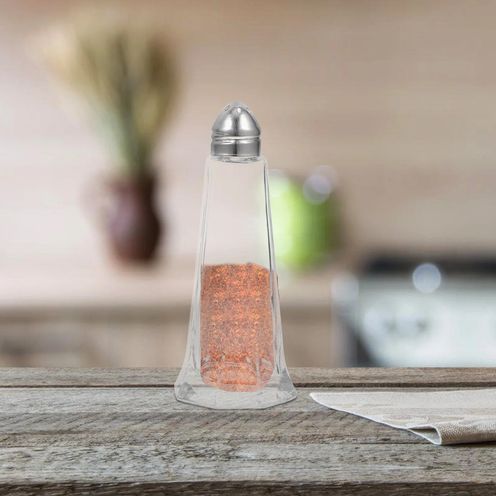 

2Pcs Household Spice Shakers Seasoning Bottles Multi-Function Pepper Salt Organizer Reusable Easy Clean Salt Shaker