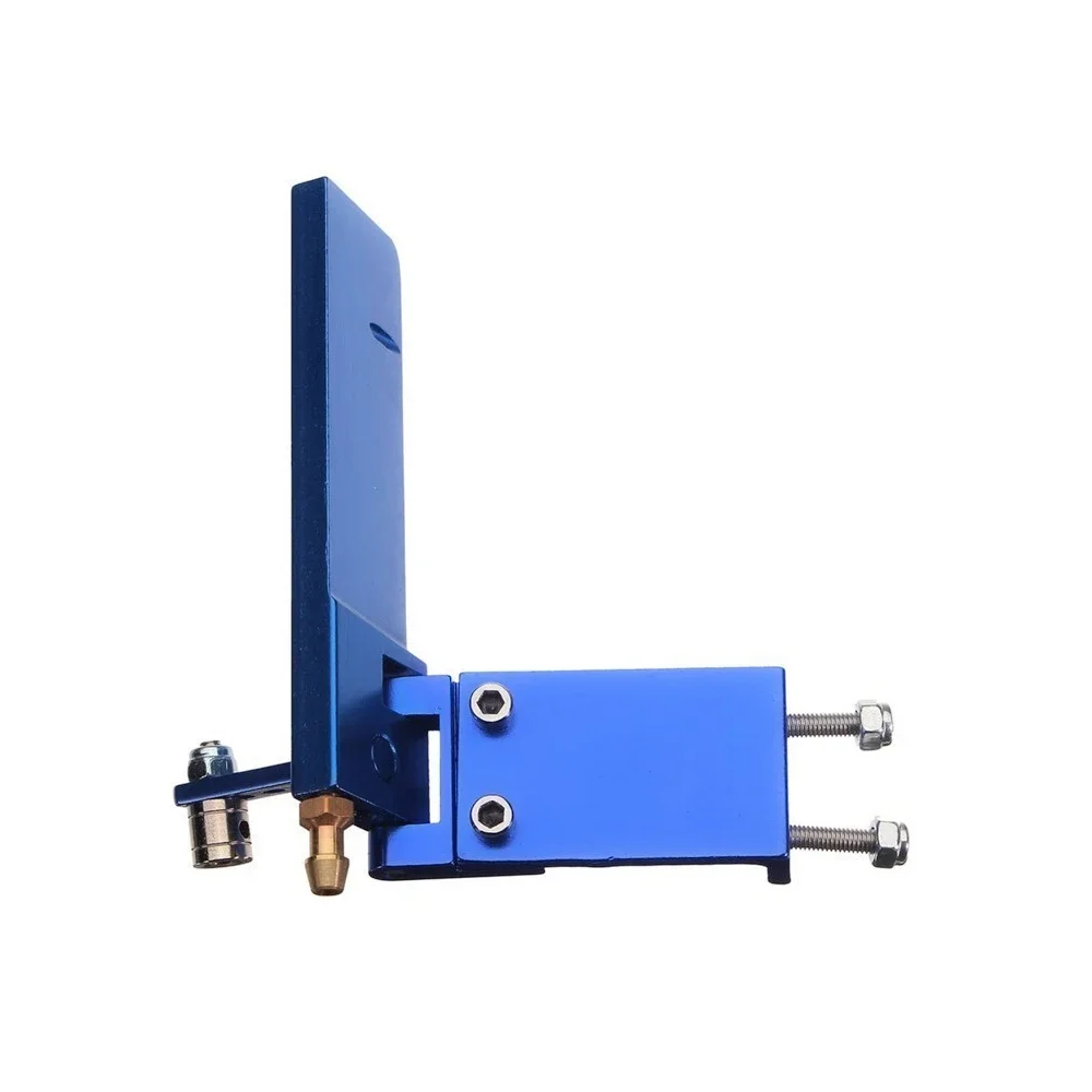 1 Stücke RC Boot Aluminiumlegierung Marke Neue 75mm 95mm Metall Saugwasser Ruder Für Fernbedienung RC Boote CNC Upgrade Teile