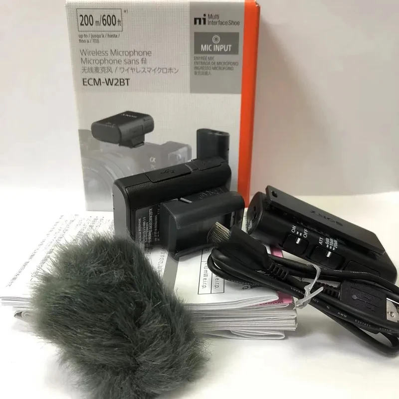 New ECM-W2BT wireless microphone a7s3 A1 A7C a7rm4 a7rm3 a7m3 a9m2 a7rm2 a6600 a6400