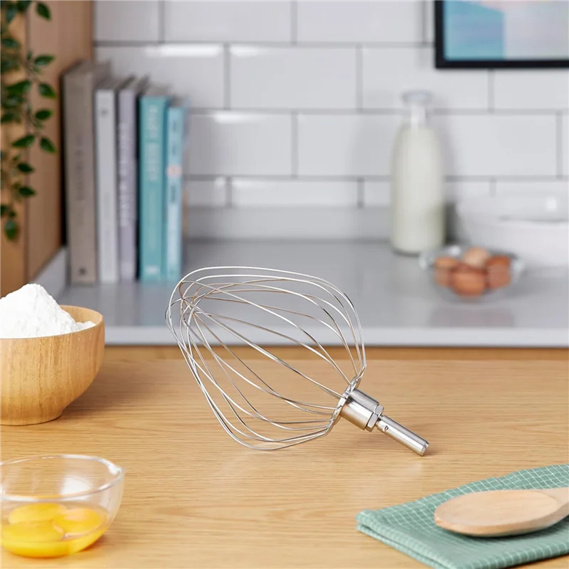 

ABBP-2X Stainless Steel Whisk, Accessory For Kenwood Food Processors, Balloon Whisk Suitable For All Chef XL Food Processors