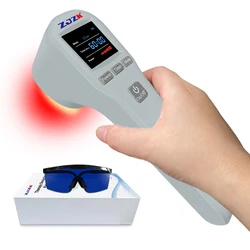 ZJZK Laser Therapy, Frio para Artrite, Ciática, Entorse, Inflamação, Cães, Gatos, Cavalos, Frio, 4X808nm, 16X650nm, Laser Classe 4