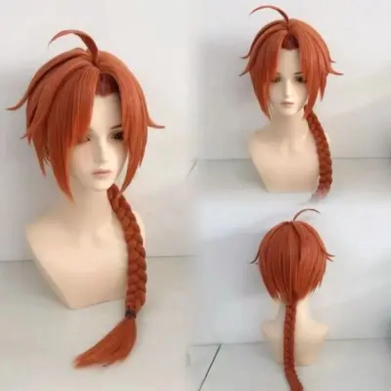 

Stylized Gintama Kamui Wig Cosplay Costume Silver Soul Men Women Short Hair Halloween Party Christmas Synthetic Wigs1;w'2,c.3;r'