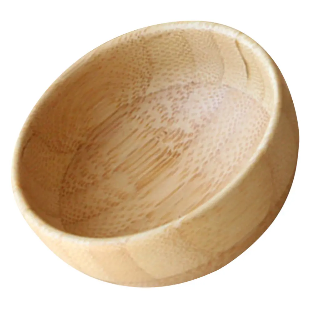 

Facial Mask Bamboo Mixing Bowl Fine Craftsmanship Mask Mixing Container Skin Friendly DIY Beauty Accessory Salon Supplies